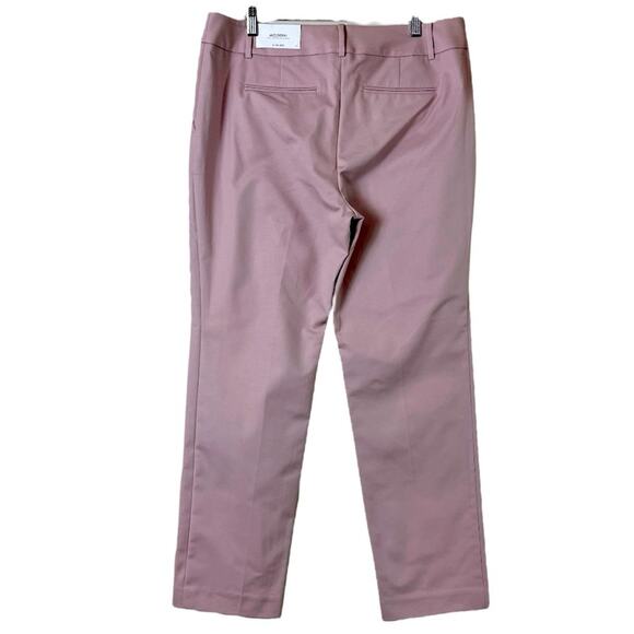 Ann Taylor New Pants Modern Slim Fit Mid Rise Ankle Blush Pink Women’s Size 12 - Picture 2 of 8